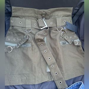 CARMAR chain denim skirt